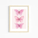 DecorBites™ Chic Pink Wall Art for Girls' Room