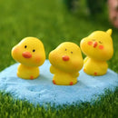 DecorBites™ Chick Doll Figurines Miniature Fairy House Decor Hen Luminous Animals Statue