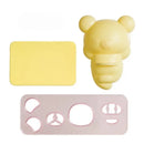 Kawaii yellow rice ball mold set kitchen decorbites chicken bear