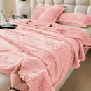 DecorBites™ Chiffon Butterfly Jacquard Throw Blanket, Soft & Cozy Shawl for Couch/Bed