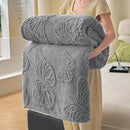 DecorBites™ Chiffon Butterfly Jacquard Throw Blanket, Soft & Cozy Shawl for Couch/Bed
