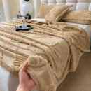 DecorBites™ Chiffon Butterfly Jacquard Throw Blanket, Soft & Cozy Shawl for Couch/Bed