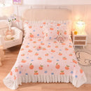 DecorBites™ Chiffon Quilted Bed Spread Set - Queen Size Cotton Bedspread Cover