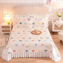 DecorBites™ Chiffon Quilted Bed Spread Set - Queen Size Cotton Bedspread Cover