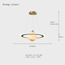DecorBites™ Children's Planet Earth Pendant Lamp: Acrylic Space Star Theme LED Hanging Light