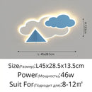Whimsical astronaut cloud ceiling chandelier light bedroom led decor