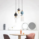 Modern geometric jellyfish glass pendant light for bedrooms
