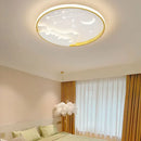 Starry chandelier ring lamp blue white & gold childrens room light