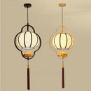 DecorBites™ Chinese Cloth Chandelier: Elegant Tea House & Bedroom Lantern for Dining Room