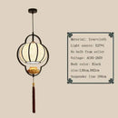 DecorBites™ Chinese Cloth Chandelier: Elegant Tea House & Bedroom Lantern for Dining Room