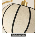 DecorBites™ Chinese Cloth Chandelier: Elegant Tea House & Bedroom Lantern for Dining Room