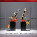 DecorBites™ Chinese Enamel Persimmon Ruyi Ornament for Living Room Wine Cabinet Décor