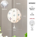 Chinese medieval dove embroidery pendant light cream bedroom lantern