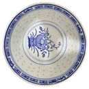 Traditional blue and white chinese orchid dragon bowl dining room cup