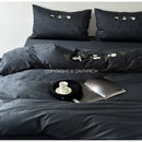 DecorBites™ Chinese Panda Bamboo Jacquard Duvet Cover Set Luxury Cotton Bed Sheet Set