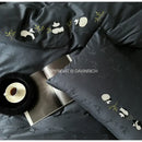 DecorBites™ Chinese Panda Bamboo Jacquard Duvet Cover Set Luxury Cotton Bed Sheet Set