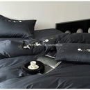DecorBites™ Chinese Panda Bamboo Jacquard Duvet Cover Set Luxury Cotton Bed Sheet Set