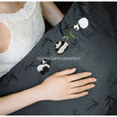 DecorBites™ Chinese Panda Bamboo Jacquard Duvet Cover Set Luxury Cotton Bed Sheet Set