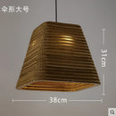 DecorBites™ Chinese Paper Honeycomb Pendant Lights Cardboard Personalized Home Decor Luminaire