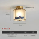 DecorBites™ Chinese Style Copper Pendant Light for Bedroom, Aisle, and Headboard Zen Chandelier