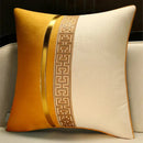 Chinese style red & golden yellow decorative pillow cover living room