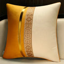 Chinese style red & golden yellow decorative pillow cover living room