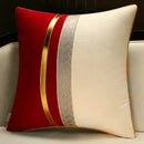 Chinese style red & golden yellow decorative pillow cover living room