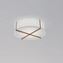 Modern chinese style fabric ceiling lamp for bedroom minimalist wood