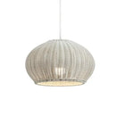 Chinese style outdoor rattan weaving pendant lights garden decor