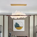 DecorBites™ Chinese Style Wood Art Chandelier for Modern Zen Atmosphere