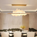 DecorBites™ Chinese Style Wood Art Chandelier for Modern Zen Atmosphere