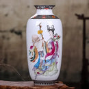 DecorBites™ Chinese Traditional Ceramic Vase for Home Decor