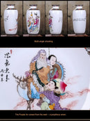 DecorBites™ Chinese Traditional Ceramic Vase for Home Decor