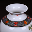 DecorBites™ Chinese Traditional Ceramic Vase for Home Decor