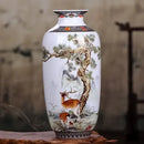 DecorBites™ Chinese Traditional Ceramic Vase for Home Decor