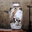 DecorBites™ Chinese Traditional Ceramic Vase for Home Decor