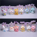 DecorBites™ Chinese Zodiac Amethyst Tree Figurines for Home Decor