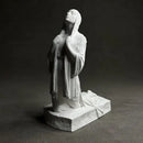 Artistic white marble christian pray sculpture living room decor