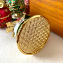 DecorBites™ Christmas Bell Trinket Box: Miniature Figurine Ornament Souvenir & Jewelry Storage
