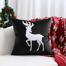 DecorBites™ Christmas Cartoon Embroidered Pillow Cover Set for Festive Home Decor