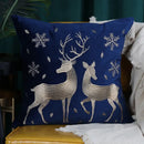 DecorBites™ Christmas Cartoon Embroidered Pillow Cover Set for Festive Home Decor