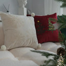 DecorBites™ Christmas Cartoon Embroidered Pillow Cover Set for Festive Home Decor