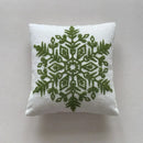 Christmas cartoon embroidered pillow cover red & white living room decor