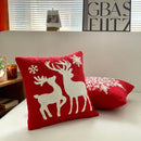 DecorBites™ Christmas Cartoon Embroidered Pillow Covers for Festive Sofa Decor