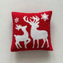 DecorBites™ Christmas Cartoon Embroidered Pillow Covers for Festive Sofa Decor