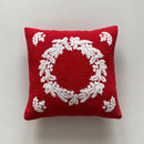 DecorBites™ Christmas Cartoon Embroidered Pillow Covers for Festive Sofa Decor