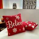DecorBites™ Christmas Cartoon Embroidered Pillow Covers for Festive Sofa Decor