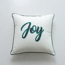 Festive cartoon letter embroidered pillow cover living room decor