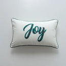 Festive cartoon letter embroidered pillow cover living room decor