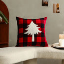 Festive cartoon letter embroidered pillow cover living room decor